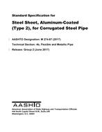AASHTO M 274-87 (2017)