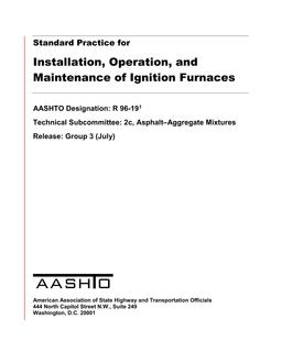 AASHTO R 96-19