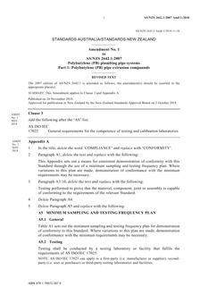 AS/NZS 2642.1-2007 Amd 1:2018