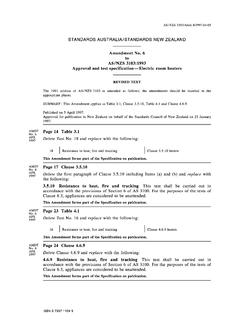 AS/NZS 3103-1993 AMDT 6