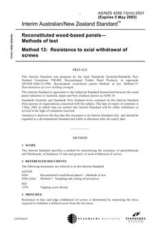 AS/NZS 4266.13(INT)-2001