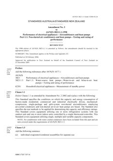 AS/NZS 3823.1.1-1998 AMDT 3