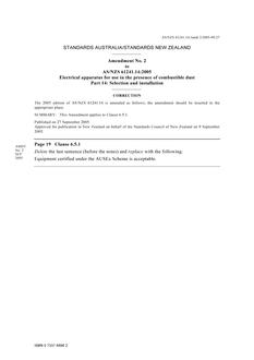 AS/NZS 61241.14-2005 AMDT 2
