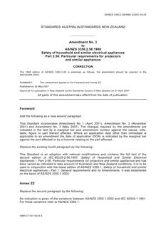 AS/NZS 3350.2.56-1998 AMDT 3