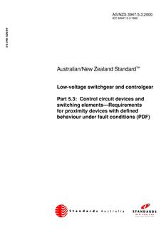AS/NZS 3947.5.3-2000