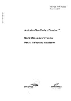 AS/NZS 4509.1-2009