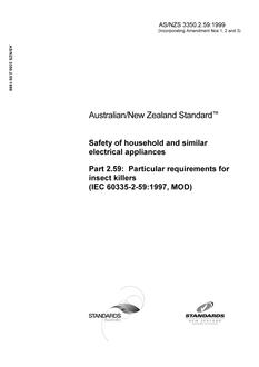 AS/NZS 3350.2.59-1999