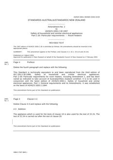 AS/NZS 3350.2.30-1997 AMDT 2