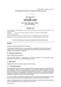 AS/NZS 60695.11.20-2001 AMDT 1