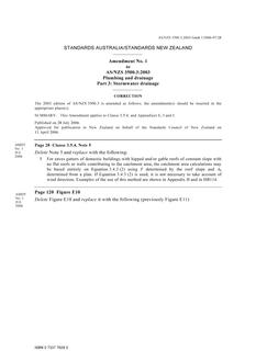 AS/NZS 3500.3-2003 AMDT 1
