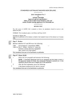 AS/NZS 3164-1994 AMDT 3