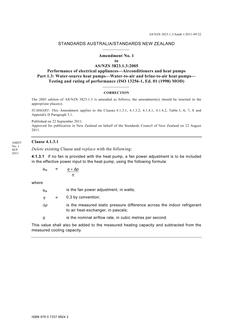 AS/NZS 3823.1.3-2005 AMDT 1