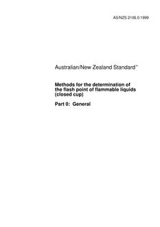 AS/NZS 2106.0-1999