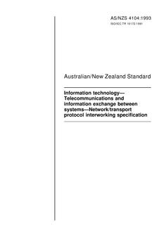 AS/NZS 4104-1993