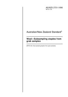 AS/NZS 2721-1996