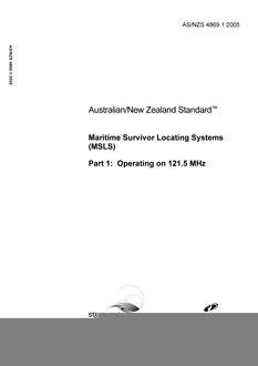 AS/NZS 4869.1-2005