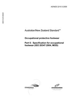 AS/NZS 2210.5-2009