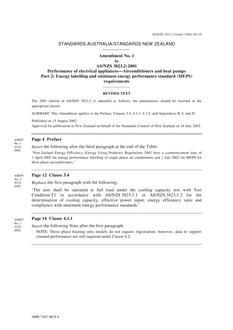 AS/NZS 3823.2-2001 AMDT 1