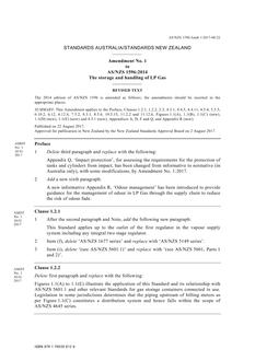 AS/NZS 1596:2014 Amd 1:2017