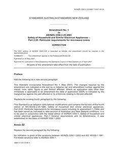 AS/NZS 3350.2.25-2001 AMDT 1