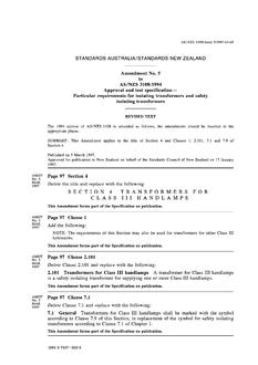 AS/NZS 3108-1994 AMDT 5