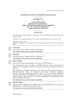 AS/NZS 3350.2.23-1997 AMDT 1