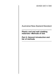 AS/NZS 4257.0-1994