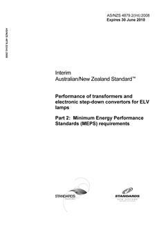 AS/NZS 4879.2(INT)-2008