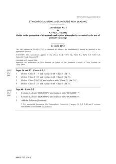 AS/NZS 2312-2002 AMDT 1