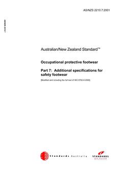 AS/NZS 2210.7-2001