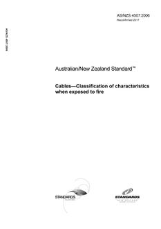 AS/NZS 4507-2006