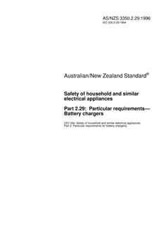 AS/NZS 3350.2.29-1996
