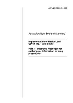 AS/NZS 4700.3-1999