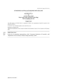 AS/NZS 2416.3-2010 AMDT 1