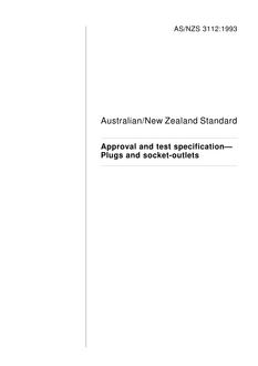 AS/NZS 3112-1993