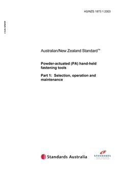 AS/NZS 1873.1-2003