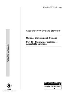 AS/NZS 3500.3.2-1998