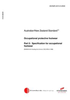 AS/NZS 2210.5-2000