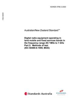 AS/NZS 4768.2-2003
