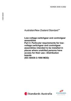 AS/NZS 3439.3-2002