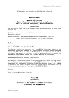 AS/NZS 3350.2.34-2001 AMDT 1