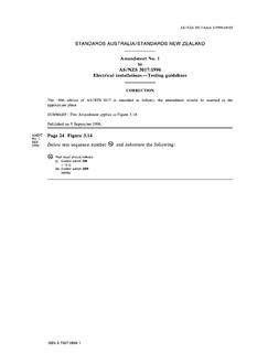 AS/NZS 3017-1996 AMDT 1