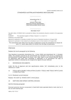 AS/NZS 3160-2001 AMDT 2