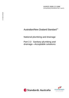 AS/NZS 3500.2.2-1996