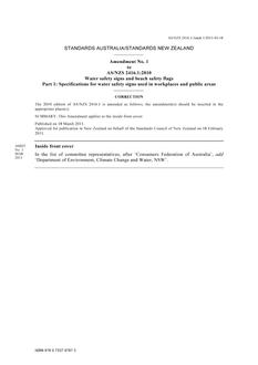 AS/NZS 2416.1-2010 AMDT 1
