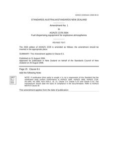 AS/NZS 2229-2004 AMDT 1