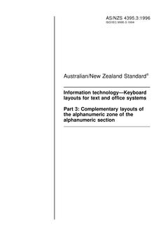 AS/NZS 4395.3-1996