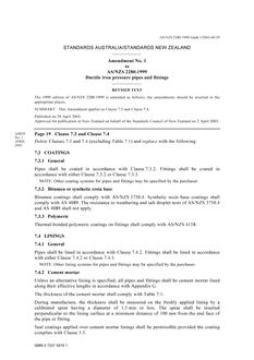 AS/NZS 2280-1999 AMDT 1