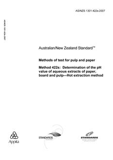 AS/NZS 1301.422S-2007