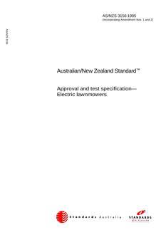 AS/NZS 3156-1995